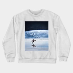 Earth Surfing Crewneck Sweatshirt